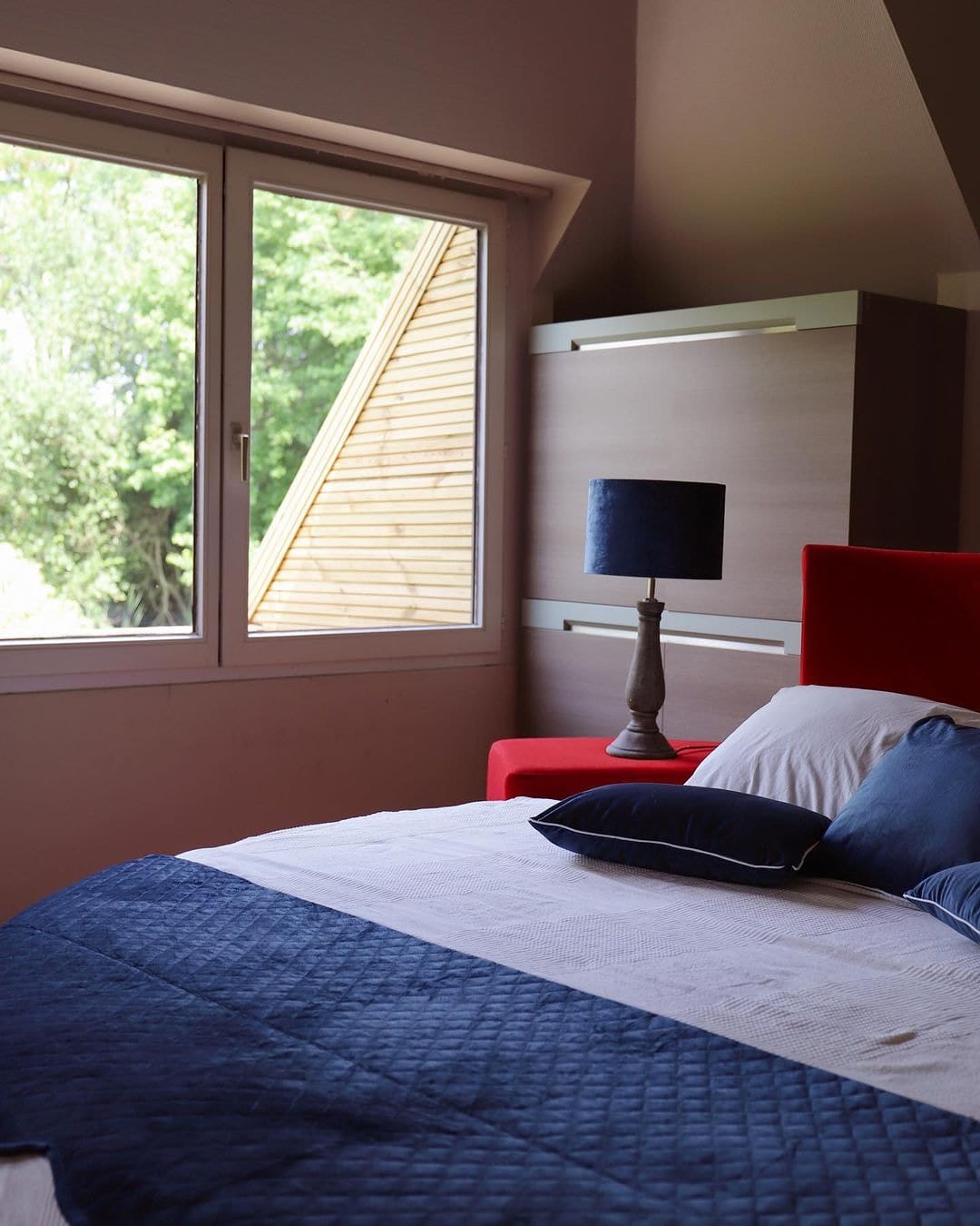 Chambre, vue sur le parc