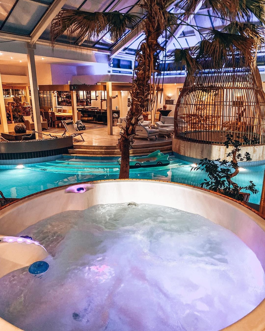 Le bain à remous